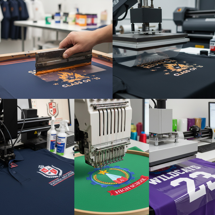 Printing Methods for Dri-Fit Sports T-Shirts