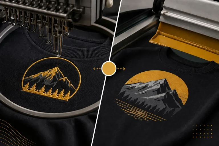 Embroidery vs Printing: Choosing the Right Method for Custom Apparel