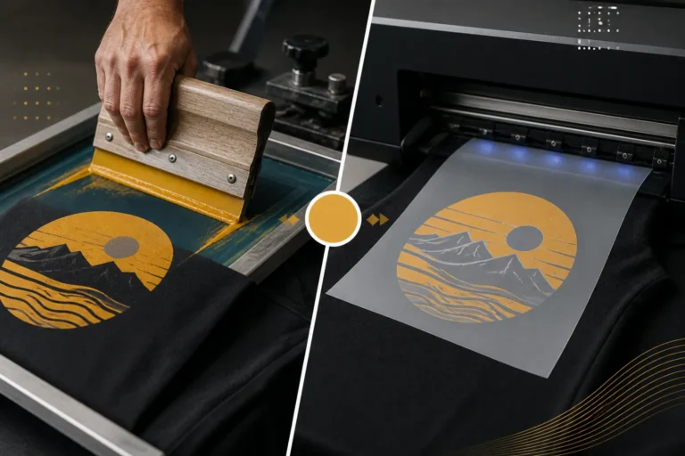 Screen Printing vs DTF Printing: : Understanding the Core Differences in Textile Printing