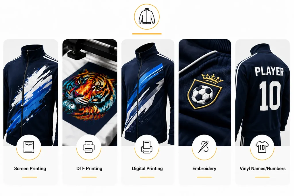 Choose Your Printing ,Embroidery Style