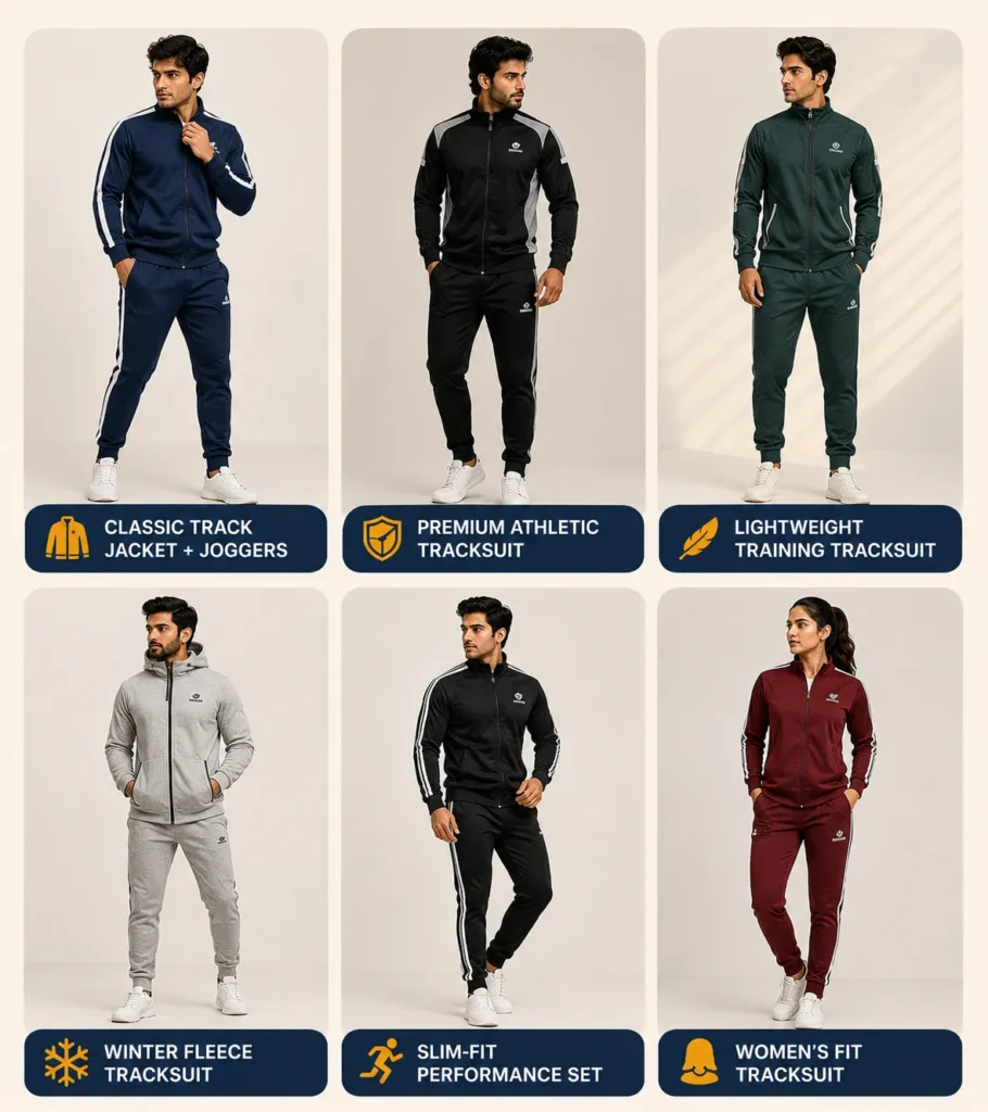 Choose Your Tracksuit Style & Fit