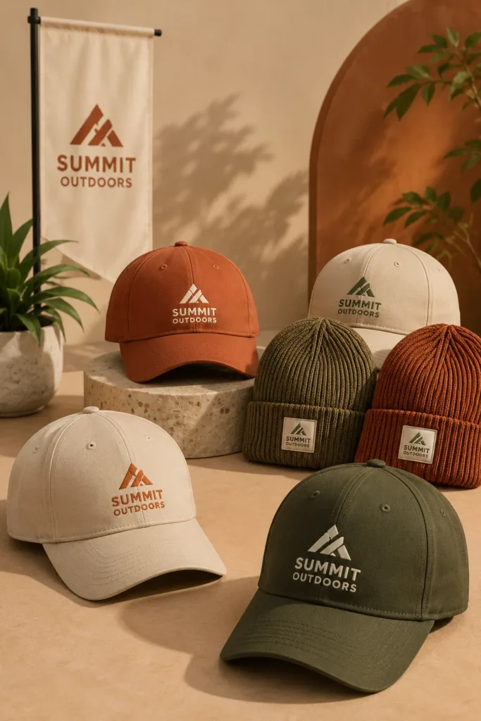 Custom Caps & Headwear Brand visibility for outdoor events & activations