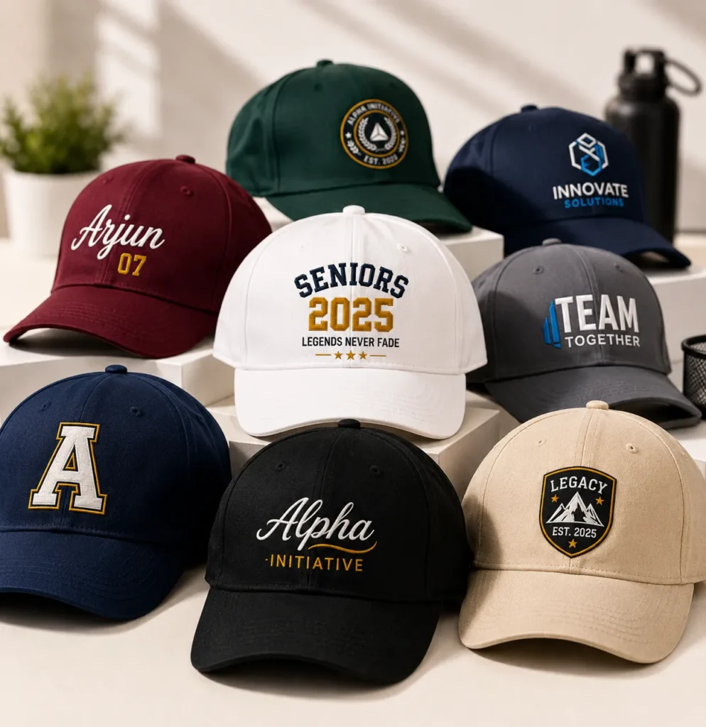 Custom Caps & Headwear for Colleges, Corporates & Events