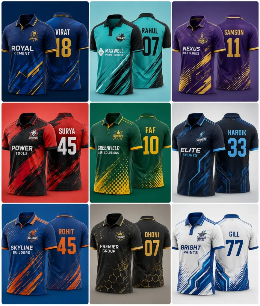 Design Options for Custom Cricket Jerseys