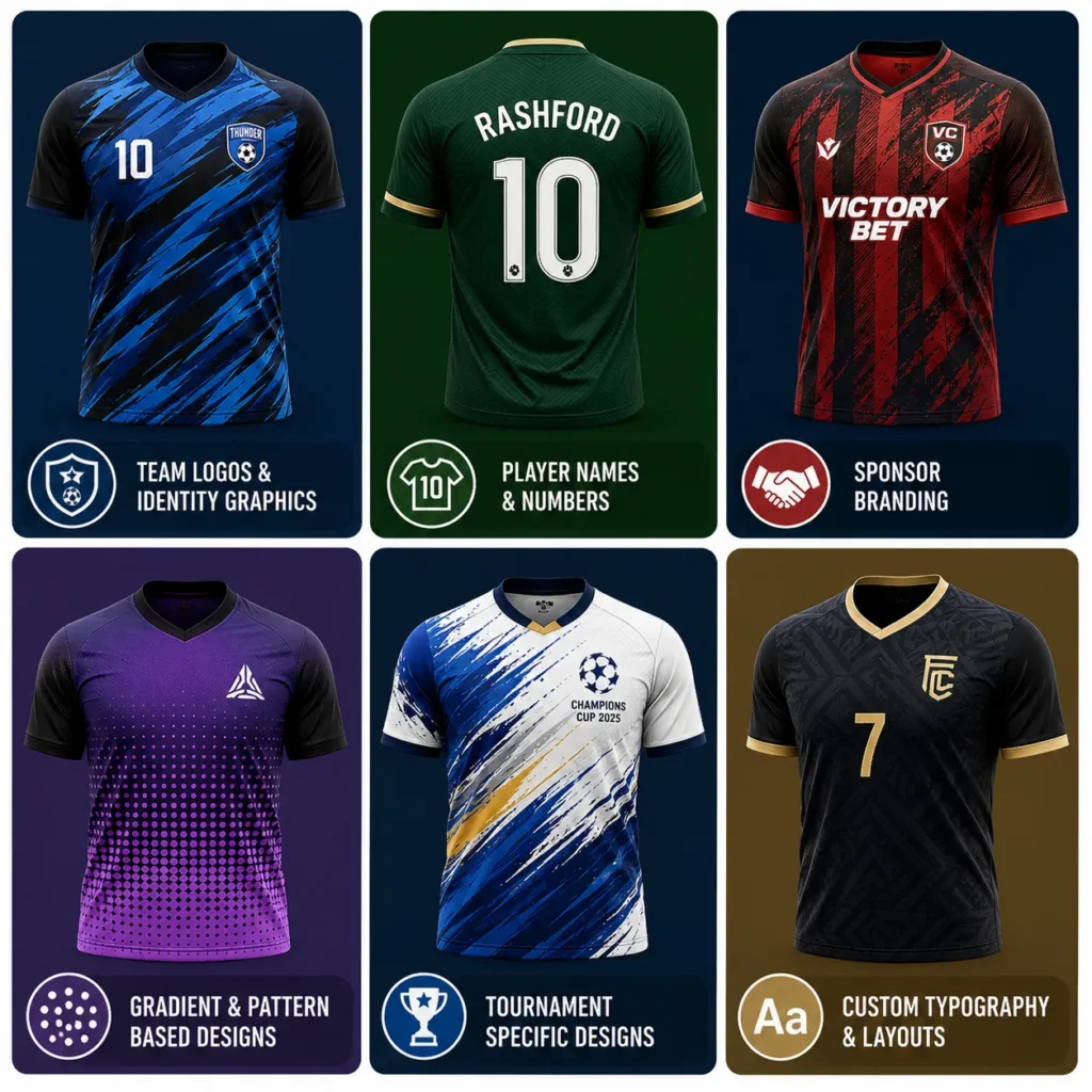 Design Options for Custom Football Jerseys