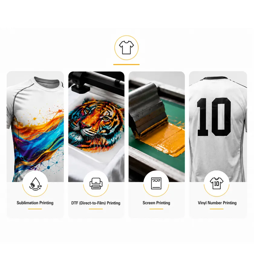 Printing Methods for Dri-Fit Sports T-Shirts