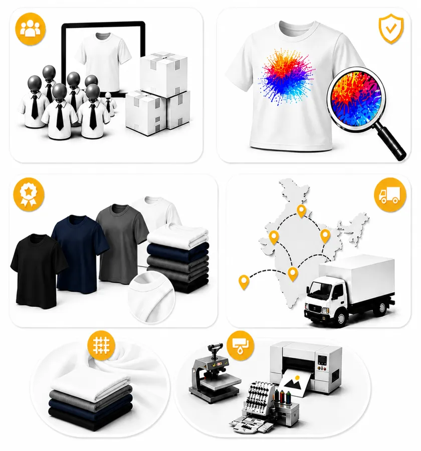Why Choose TrendyDice for Round Neck T-Shirt Printing