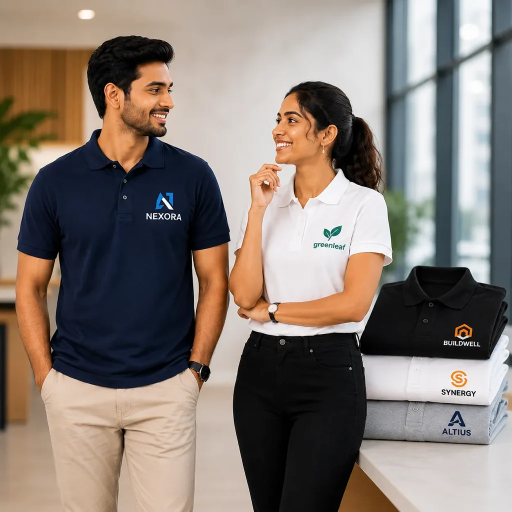 Why Polo T-Shirts Are Popular for Custom Corporate Apparel