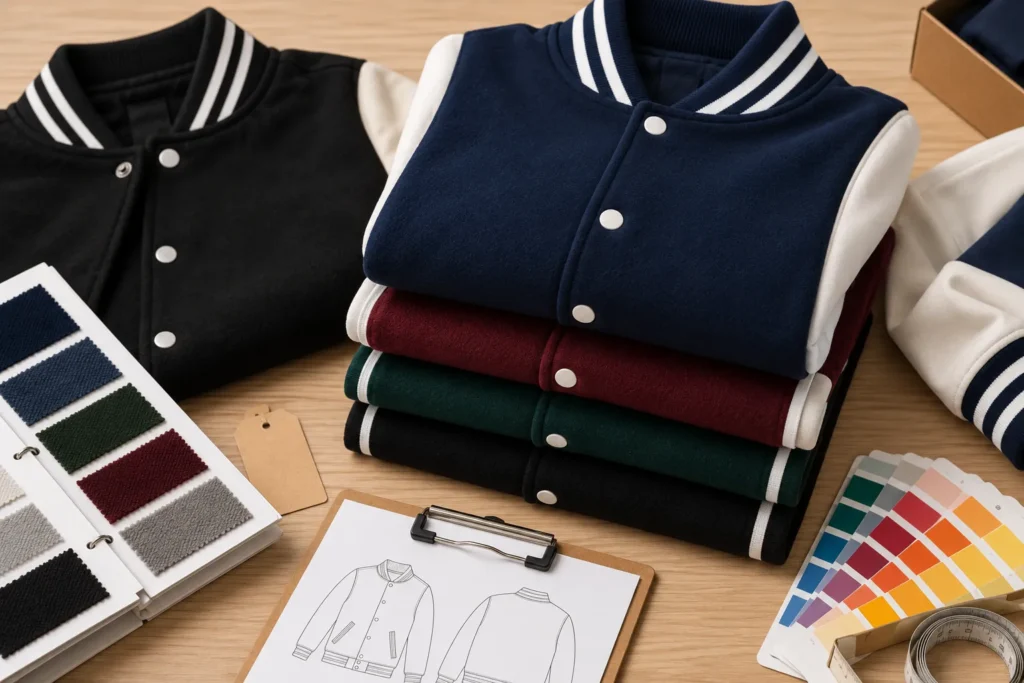 Custom Varsity Jacket in Delhi, Noida, Gurugram, Bangalore & Across India
